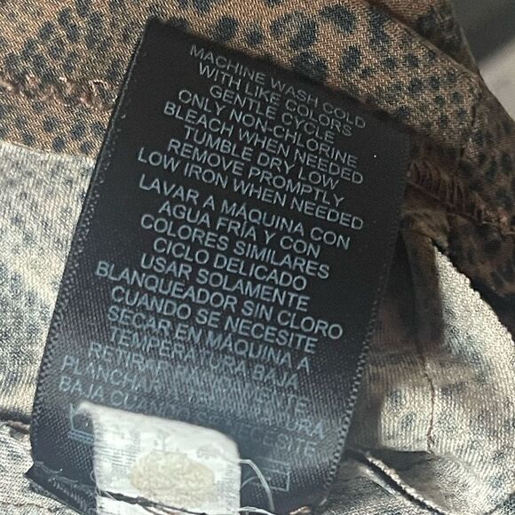 Norma Kamali Snake Print Long Sleeve Faux Wrap Dress Size Large - Picture 10 of 11